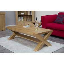 Find something extraordinary for every style, and enjoy free delivery on most items. Trend Solid Oak Furniture Large Cross Leg Coffee Table