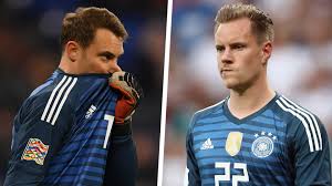 Debate has raged in germany over whether ter stegen, 27, should usurp bayern munich veteran neuer, 33, in the number one shirt. Why Not Neuer Germany Axe Bayern Veterans But Barcelona S Ter Stegen Being Left To Rot Goal Com