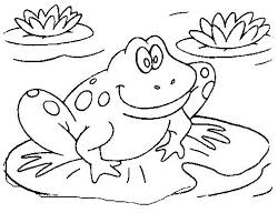 These spring coloring pages are sure to get the kids in the mood for warmer weather. Drawing Frog 7590 Animals Printable Coloring Pages