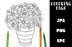 The poets of ancient greece sang the daisy flower in their poems, and the girls wove wreaths of charming little flowers and decorated their hair with them. Vase Of Daisy Flowers Coloring Page