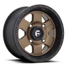 Fuel Utv Wheels Podium D617 Matte Bronze Black 15x7
