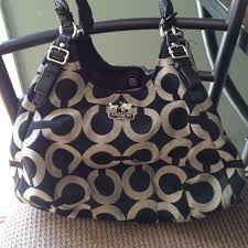 Black And Grey Coach Purse Coach Purse Coach Purses Shoulder Bag Purses