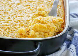 Start by combining some melted land o lakes® unsalted butter in half sticks with a can of creamed corn, whole kernel corn and some cornbread mix. No One Can Resist This Corn Pudding Barefeet In The Kitchen
