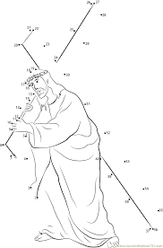 Cross with red cloth against the dramatic sky. Jesus Carrying Cross Dot To Dot Printable Worksheet Connect The Dots