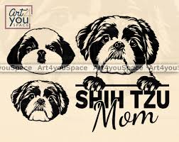 Download Shih Tzu Svg Dog Svg File For Cricut Cute Face Clipart Etsy Vozeli Com SVG, PNG, EPS, DXF File