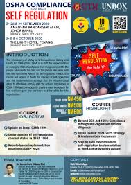 Occupational safety and health act (osha) 1994 act 514) was formulated mainly referring to the british occupational safety and health act of 1970 that includes a general duty for the objectives of osha 1994 are to secure the safety, health and welfare of persons at work against risks, to. Completed Cep Course Osha Compliance Through Self Regulation Unbox Resources Sdn Bhd