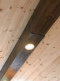 Recessed lighting on vaulted ceilings or sloped ceilings are a refined and classic accent in larger living spaces. Living Room Beam With Recessed Led Lights Dave Eddy