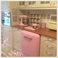 A Range Of Kitchen Appliances In Pink Pink Kitchen Decor Pink Kitchen Shabby Chic Kitchen