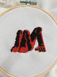 6.07 x 8.79 inches or 15.42 x 22.32 cm 16. Man Alive Cross Stitch By Me Kingkrule