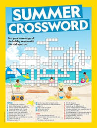 summer crossword primary resource national geographic kids
