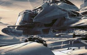 Life Station Sparth Nicolas Bouvier Digital Artwork Sci Fi Environment Environment Concept Art