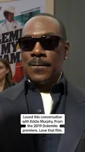 From my 2019 red carpet interview with Eddie Murphy for DOLEMITE IS MY  NAME. #eddiemurphy #dolemite #snl #saturdaynightlive #flipwilson #48hours  #movies #filmmaking