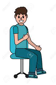 With tenor, maker of gif keyboard, add popular man sitting in chair animated gifs to your conversations. Young Man Sitting On The Office Chair Cartoon Vector Illustration Royalty Free Cliparts Vectors And Stock Illustration Image 124752209
