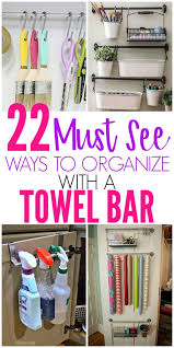 15 simple and inexpensive diy towel holder ideas top inspirations. 22 Brilliant Towel Bar Organization Hacks Organization Obsessed