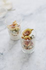 Homemade Creme Fraiche For A Cheese And Fig Cup Cannelle Et Vanille Dessert Bites Food Pantry Food