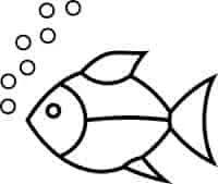 تلوين سمكة in 2021 bee coloring pages drawing for kids easy drawings