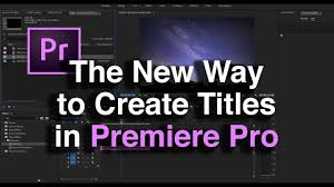 Learn how to use the new essential graphics panel and title tool in adobe premiere pro cc 2017.1. How To Use The Essential Graphics Panel In Premiere Pro Youtube