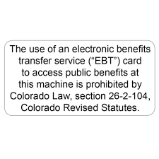 Check spelling or type a new query. 3 X1 5 Colorado Ebt Law