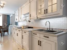 Monserrate está listo para recibir a sus feligreses y visitantes cumpliendo los protocolos de bio. White Furniture In Mediterranean Kitchen 3d Render Stock Photo Picture And Royalty Free Image Image 46198065