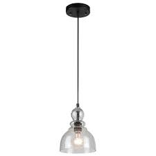 Save energy with led ceiling lights, available in different shapes and when choosing a ceiling light, the first question you need to answer is what it's going to be used for. Westinghouse 1 Light Oil Rubbed Bronze Adjustable Mini Pendant With Hand Blown Clear Seeded Glass 6100800 The Home Depot