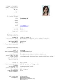 Descarga gratis el modelo de currículum europeo en español, inglés, alemán e italiano. Formato Europeo Per Il Curriculum Vitae