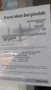 Alam nurani, bangi, 43650, malaysia. Bandar Baru Bangi Community Maybank Fasa 1 Akan Ditutup Dan Berpindah Ke Seksyen 9 Jangan Lupa Bayar Parking Credit Nasrizal Nasir Facebook