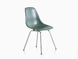 Eames Molded Fiberglass Side Chair 4 Leg Base Herman Miller In 2020 Eames Side Chair Side Chairs Chair