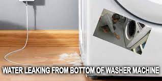 Learn how to identify the the washer can leak if it is overloaded or out of balance. Water Leaking From Bottom Of Washer Machine Washer And Dishwasher Error Codes And Troubleshooting