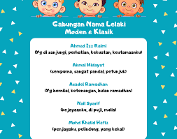Nama bayi lelaki moden 2019. Nama Anak Lelaki Islam Sang Hook