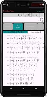 Fraction calculator this calculator supports the following operations: Fraction Calculator App Fraction Calc