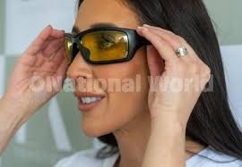 39437553-Date: 10th May 2022. Picture James Hardisty. Becky Lyons, 38, of  Ledger Lane, Outwood, Wakefield, owner of Laser Away Wakefield, and plans  to ...