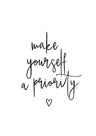 Make Yourself A Priority Quote Wall Art Print Self Love Quotes Etsy Priorities Quotes Positive Quotes Words Quotes