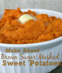 Make Ahead Mashed Sweet Potatoes Recipe Easy Mashed Sweet Potatoes Mashed Sweet Potatoes Sweet Potato Recipes Mashed