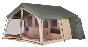 Ozark Trail 14 Person Spring Lodge Cabin Camping Tent Is A Huge Summer Camping Cabin With All Steel Frame A Scre Best Tents For Camping Camping Bed Cool Tents