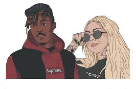 Please do not post juice wrld type beats or similar creations here if they do not involve him directly. Cartoon Illustration Of Juice And Ally I Did Today Juicewrld