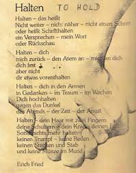 Halten Erich Fried Gedichte Und Spruche Lebensweisheiten Gedicht Ideen