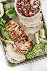 Sprinkle the fillet with the mixture to coat. Easy Grilled Fish Tacos With Strawberry Salsa Lively Table