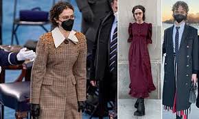 Ella emhoff, wearing miu miu, at the inauguration. Kamala Harris S Step Daughter Ella Emhoff Is Inauguration Style Star Daily Mail Online