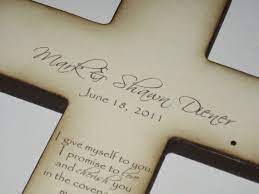 Personalized Christian Wedding Cross Gift For Bride And Etsy Christian Wedding Wedding Cross Bride Gifts
