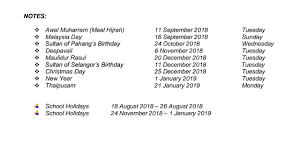 Check spelling or type a new query. Src Iium Gombak On Twitter The Yang Di Pertuan Agong S Birthday 9 September 2018 Sunday Public Holiday 10 September 2018 Monday Awal Muharram 11 September 2018 Tuesday Twitter