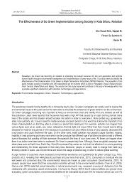 Iklan jawatan kosng majlis perbandaran kota bharu bandar raya islam (mpkb). Pdf The Effectiveness Of Go Green Implementation Among Society In Kota Bharu Kelantan