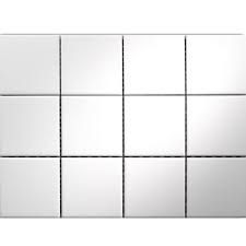 Neutrale wandfliese in weiß matt. Keramik Mosaik Fliesen Weiss Matt 100x100x6mm Wn19867