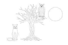 An regnerischen tagen ist es immer praktisch, eine malvorlage zum ausmalen zur hand zu haben. Malvorlage Mit Hand Gezeichneten Cartoon Katze Eule Und Blumen Fur Kinder Und Erwachsenen Anti Stress Malbuch Album Print Fur Zuhause Kunst Wand Schmucken Kinderzimmer Schwarzweiss Entwurfsillustration Eps 10 Lizenzfrei Nutzbare Vektorgrafiken