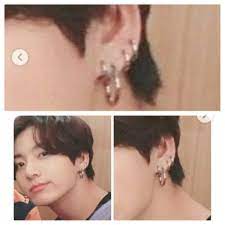 Maybe you would like to learn more about one of these? Jungkook With His Long Hair And Multiple Piercings Are Out To Get Us Bts Jungkook Jungkook Piercing Ear Piercings Long Hair Styles