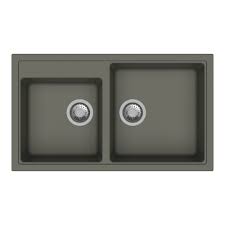 To combat the lack of room for a double sink, an extremely deep basin sink was used. Product Builtmart