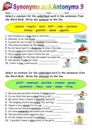 Free Esl Efl Printable Worksheets And Handouts Synonyms And Antonyms Antonyms Antonyms Activities