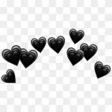 Heart Hearts Crown Black Tumblr Emoji Png Heart Crown Black Hearts Crown Png Transparent Png In 2021 Black Heart Emoji Heart Emoji Broken Heart Emoji