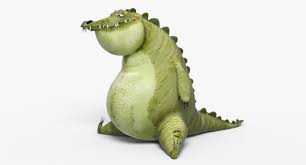 Cartoon Alligator 3d Model Cartoon Crocodile Cartoon 3d Model