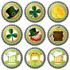 But what are the holiday's origins, and who exactly was st. Set Of Nine Bottle Caps With Saint Patrick S Day Symbols Royalty Free Cliparts Vectors And Stock Illustration Image 12253448
