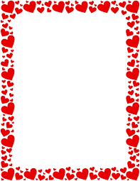 Select background or click on the background. Red Heart Border Clip Art Page Border And Vector Graphics Illustraties Zelfgemaakte Kaarten Prints